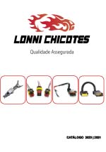 Catalogo Lonni Chicotes Lonni Cabos Marinus Representações